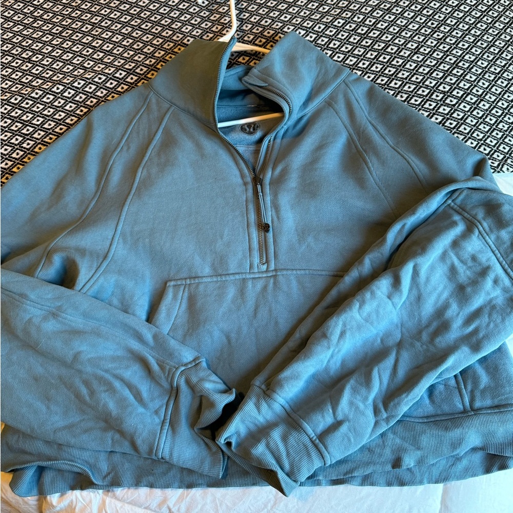 Scuba funnel neck utility blue